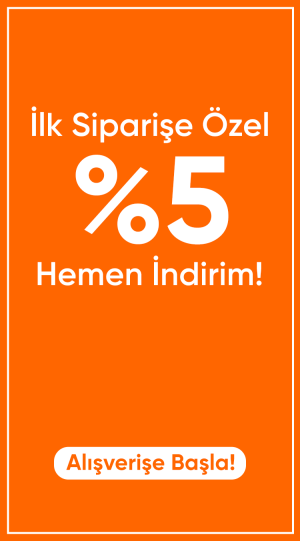 İlk Alışverişinize özel EK %5 İNDİRİM FIRSATI.